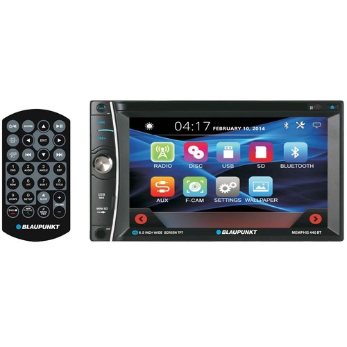 Blaupunkt Memphis 440Bt Ricevitore DVD/CD Doppio Din 6.2" Touch Screen e - Foto 2 di 4