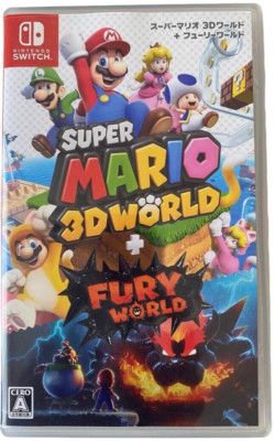 Ninteno Switch Video Games Super Mario 3D World + Fury World Mulch Language