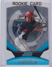 BRYCE HARPER RC Die-Cut INSERT ROOKIE CARD Bowman Chrome 2011 Baseball NATIONALS