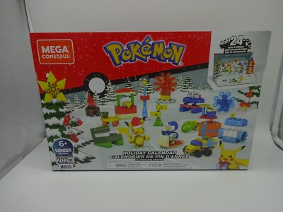 Mattel Mega Construx Pokemon Holiday Advent Calendar New 202 Pcs Sealed