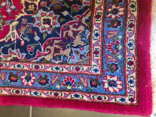 Feiner Königlicher Handgeknüpfter Perser Teppich Keshan Orientteppich 210x107cm - Bild 12 von 24