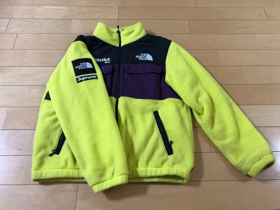 Veste polaire Supreme The North Face Expedition FW18 jaune taille L