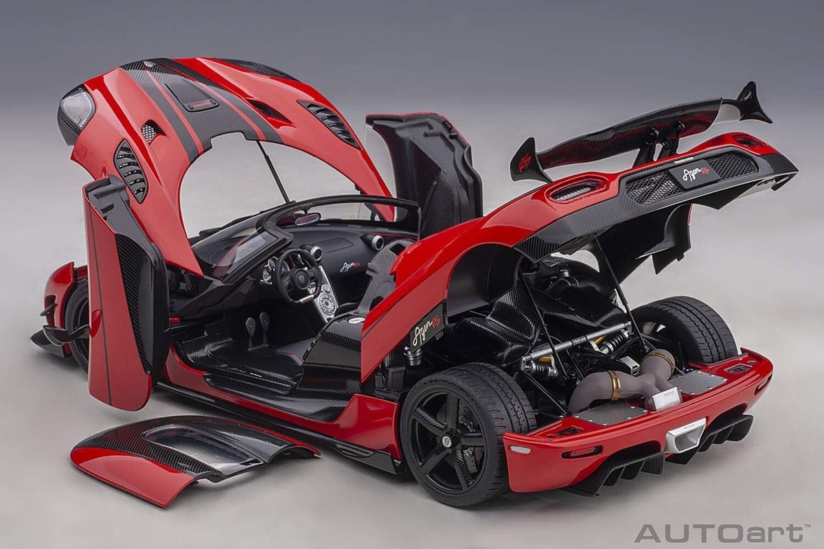 オートアート　autoartコニグセグ 1/18ミニカー Amazon.com: Autoart Koenigsegg Agera RS Cone Orange with