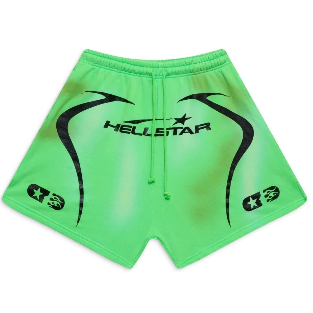 パンツ HELLSTAR STUDIOS WAX NYLON SHORTS Hellstar Nylon Shorts - Black - PureAtlanta.com
