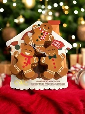 6pc Gingerbread Kitchen Sponge Scrubber Set New Christmas Cute Clean Sponge Set