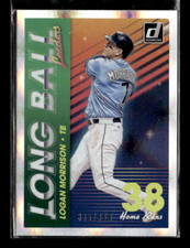 2018 Donruss #LBL8 Logan Morrison Long Ball Leaders Crystals /999