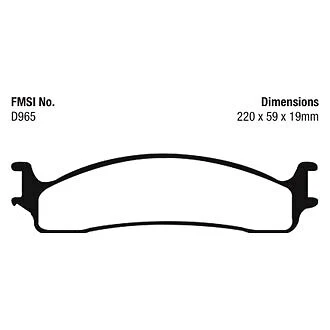 Pastillas de freno delanteras EBC Greenstuff serie 6000 para camioneta y SUV para 03-08 Dodge Ram 3500 Foto 3 de 4