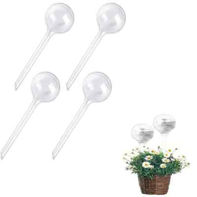 4er Set Ballen Bewässerungssystem 2 Wochen PVC Kunststoff Transparent