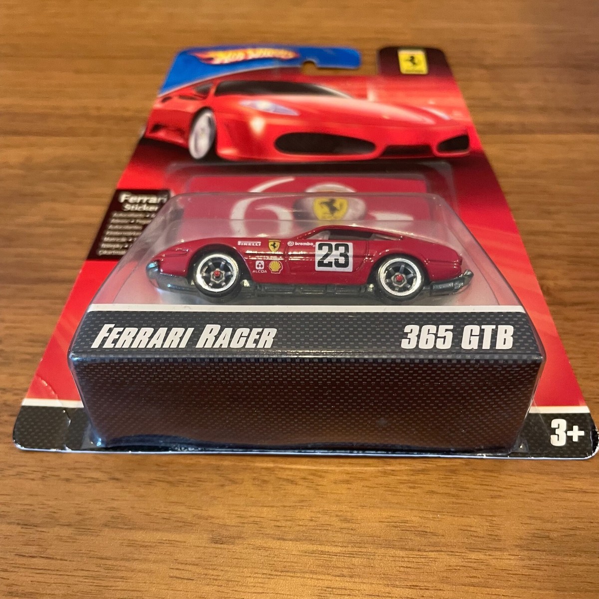 【絶版品】Ferrari Racer 365 GTB 赤色 Hot Wheels Ferrari Racer 365 GTB Red and Silver set of 2 New