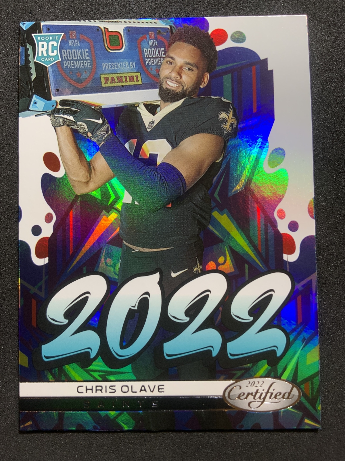 2022 Panini Certified CHRIS OLAVE Graffiti 2022 Insert Rookie RC 2022-9