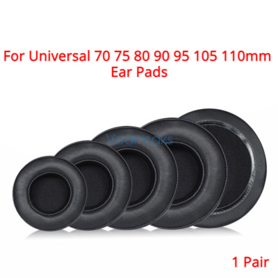 Replacement Round Sheepskin Ear Pads Cushion for 70 75 80 85 90 95 100 105 110mm