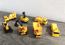 7PC Greenbrier Mini Construction Vehicle Set Truck Excavator Bulldozer Mixer Lot