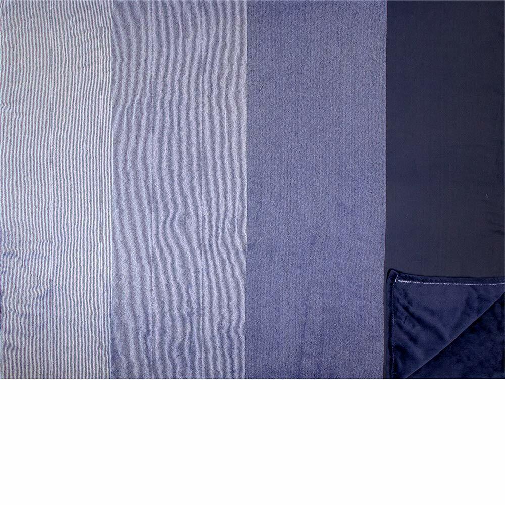 Gradient Ombre Fleece Throw Blanket Soft Plush Accent Decorative Bed Blanket