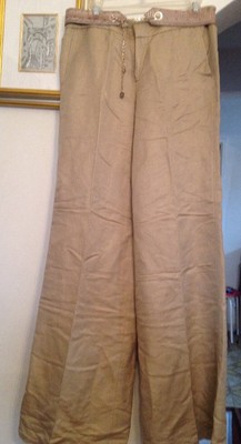 Authentic Gucci Linen Beige Pant. Size - 44. NEW. Orig$675
