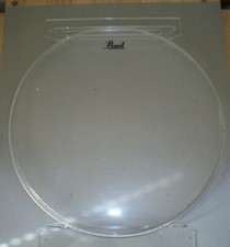pair of clear acrylic premium wall mount bracket for signed drum skin autograph