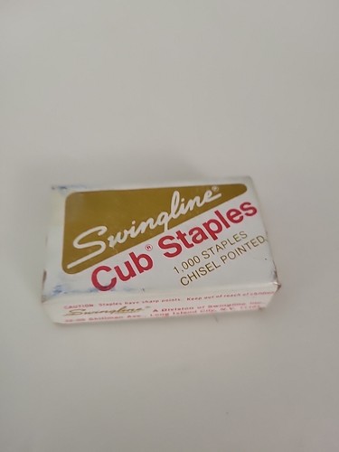 Swingline Cub Staples Open Box