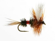 Freshwater Fly Fishing Flies (Bass, Bream, Trout, Salmon) Royal Wulff Fly (6)