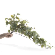 Artificial 30" Long Real Touch Cascading Flocked Ivy Bush