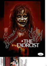 The Exorcist Linda Blair autographed 8x10 color photo Reagan added JSA Cert