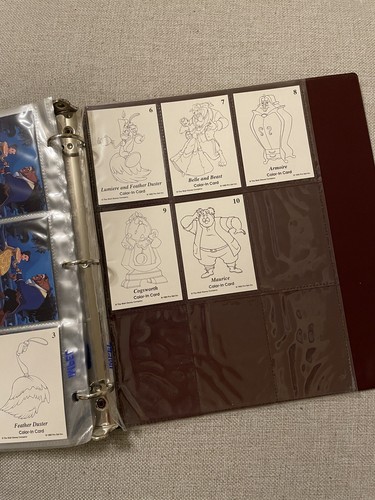 1992 Disney’s Beauty and the Beast Pro Set Trading Cards Complete in Binder 🥀 - Picture 12 of 12