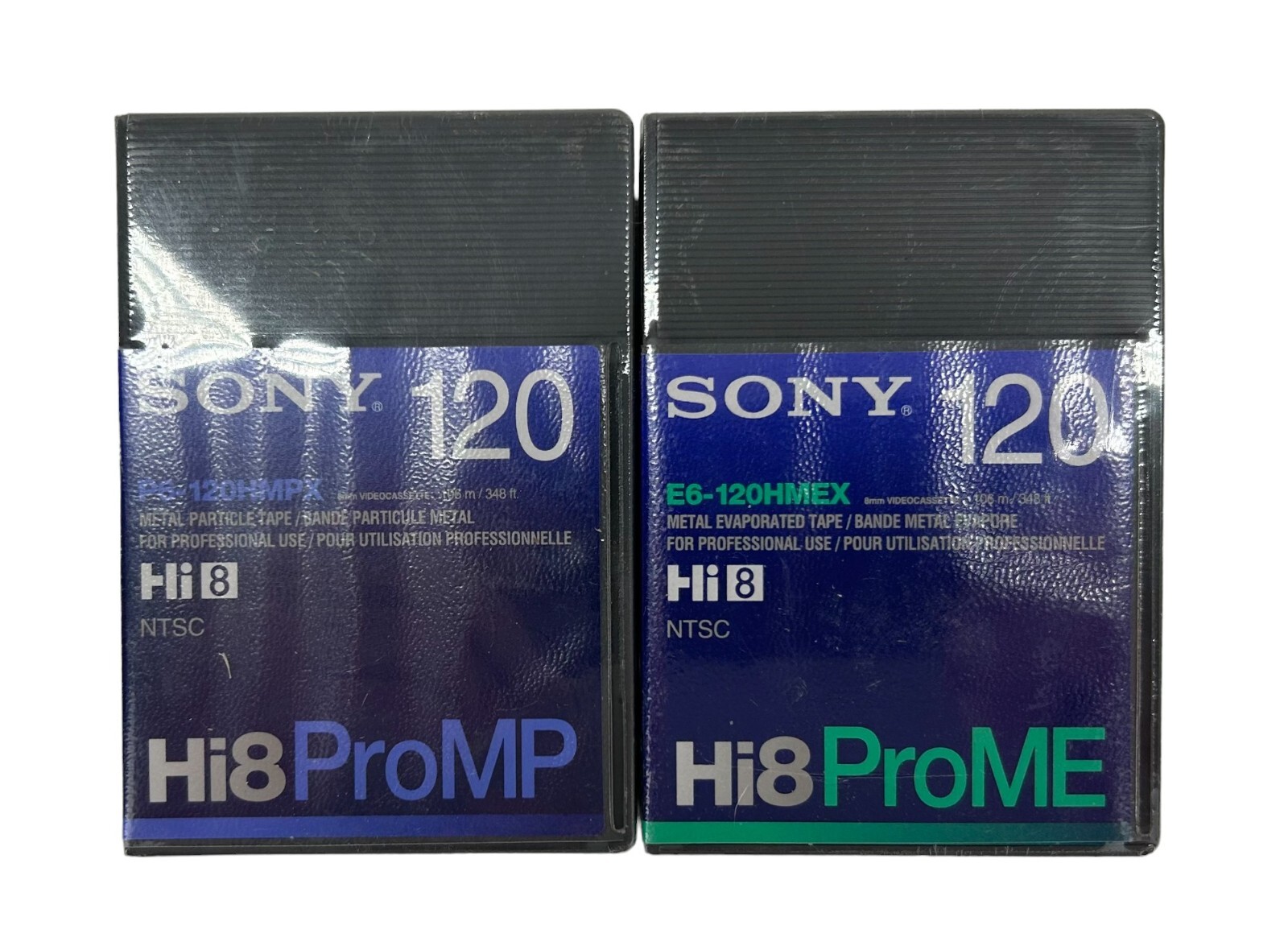 2 Sony Hi8 Tapes P6120HMPX & E6120HMEX Brand New Sealed eBay