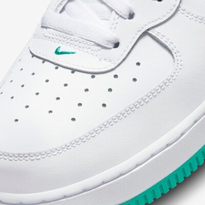 Size 12 - Nike Air Force 1 '07 Mid White Clear Jade for sale