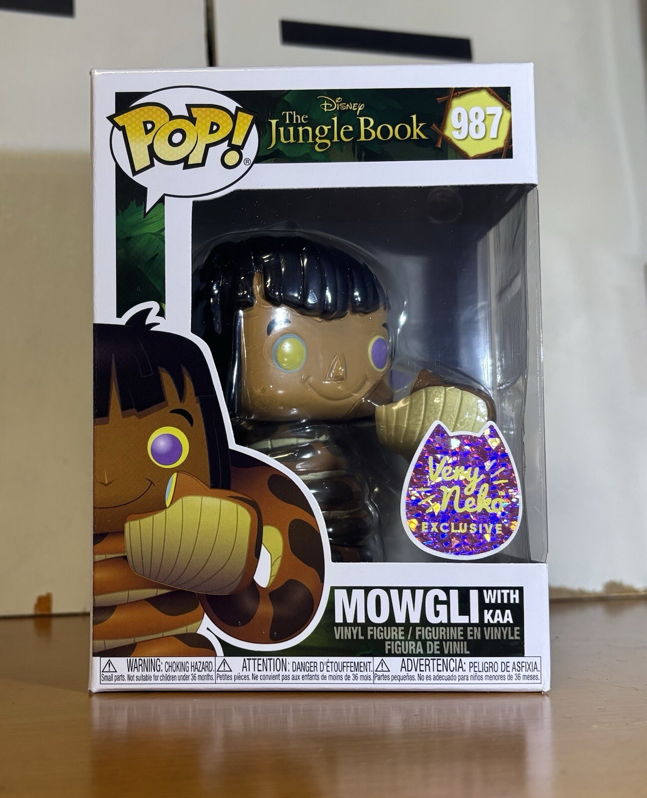 Funko Pop! Disney: Mowgli Con Kaa - Exclusivo Especial Muy Neko