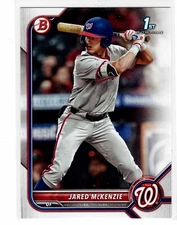 Jared McKenzie Washington Nationals 2022 Bowman Draft 1st Bowman