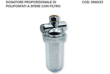 Dosatore polifosfati anticalcare a sfere per caldaie e lavatrici da 1/2"
