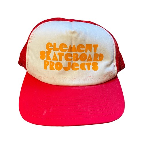 trucker hat red bam margera skate | eBay