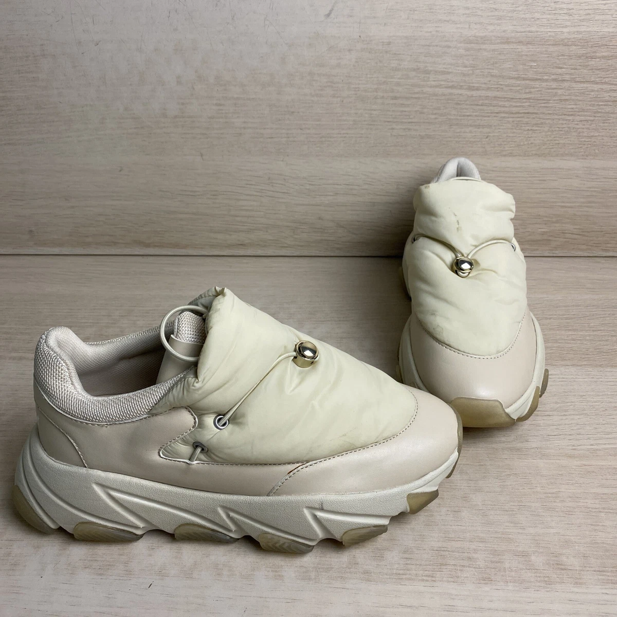 Faux leather sneakers womens sale