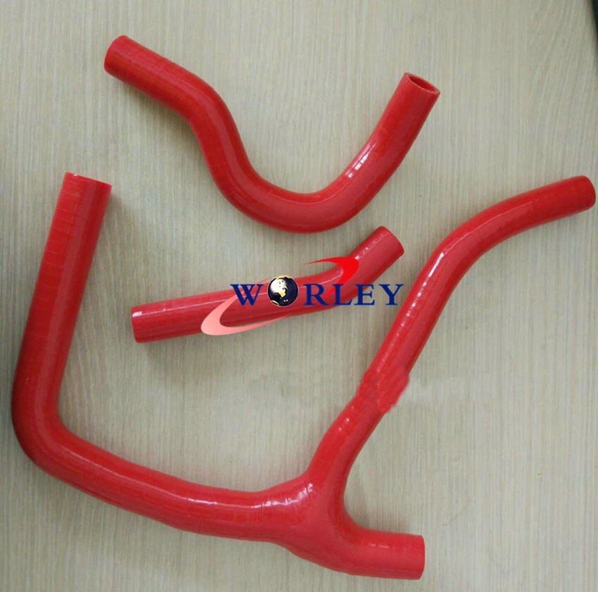 Para Honda CRF250R CRF 250 R CRF250 2014 2015 14 15 Silicona Radiador Y Manguera AZUL Foto 3 de 4