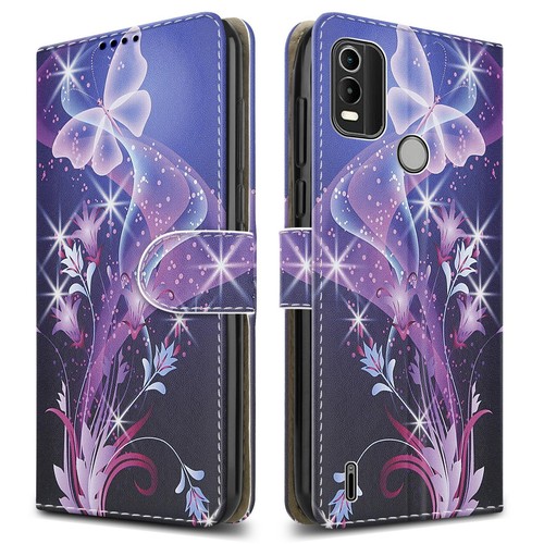 For Nokia C21 Plus Case, Leather Wallet Flip Stand Phone Cover + Screen Guard - Picture 12 of 20