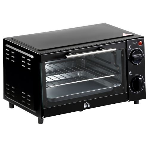 MINI OVEN 9L Compact Countertop Electric Grill Toaster Oven 750W