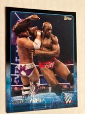 Titus O’Neil 2015 topps black parallel wwe insert WRESTLING CARD see scans