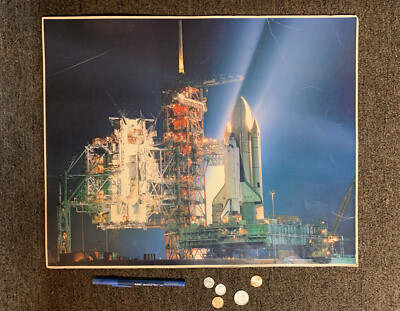 Space Shuttle Columbia on Launch Pad 'A' Complex 39 - Early Photo | eBay