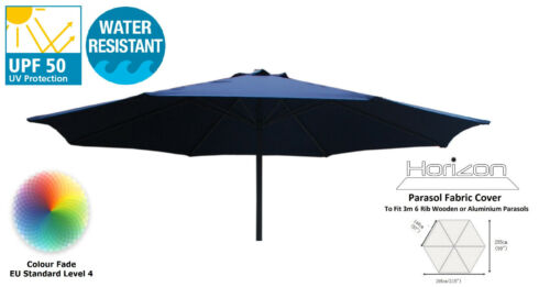 Tessuto di ricambio ombrellone baldacchino giardino 2 m 2,5 m 2,7 m 3 m 3x2 m copertura 6 o 8 bracci - Foto 363 di 560