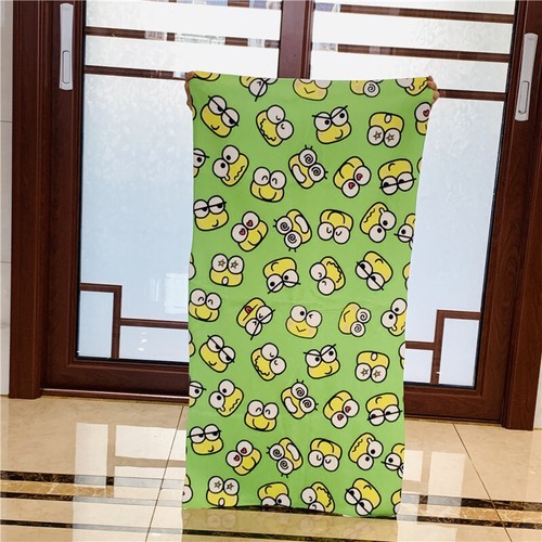 50x100CM Keroppi Twin Star Anime Bath Towels Washcloth Beach Towel Travel Summer