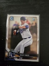 2018 BOWMAN CHROME DRAFT BRADY SINGER 1ST KANSAS CITY ROYALS RC ROOKIE