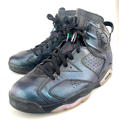 Men\'s Nike Air Jordan 6 VI Retro All Star Chameleon Black Green Sz 11 907961-015 Nike Air Jordan 6 Retro All Star Chameleon size 10 907961  main image 4