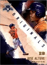 2017 Diamond Kings DK Originals #DO6 Jose Altuve Houston Astros Baseball Card