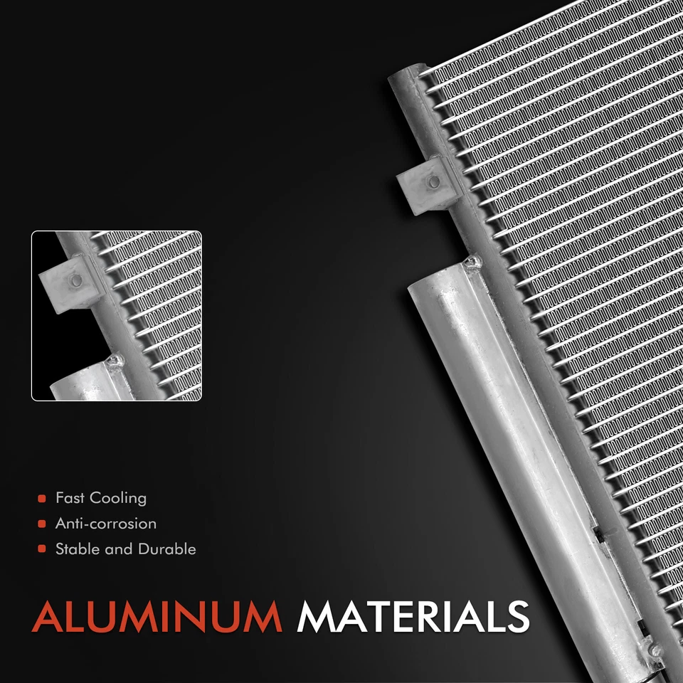 Condensador de CA con receptor secador para Saab 9-2X 2005-2006 Subaru Impreza 2003-2007 Foto 2 de 4