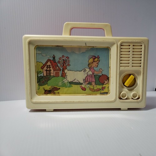 Giocattolo TV musicale vintage a carica Maria aveva un piccolo agnello - Foto 7 di 11