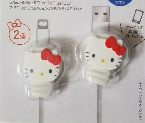 Sanrio Hello Kitty 3-piece set Earphone case Cable cover makeup pouch New - Picture 11 of 12