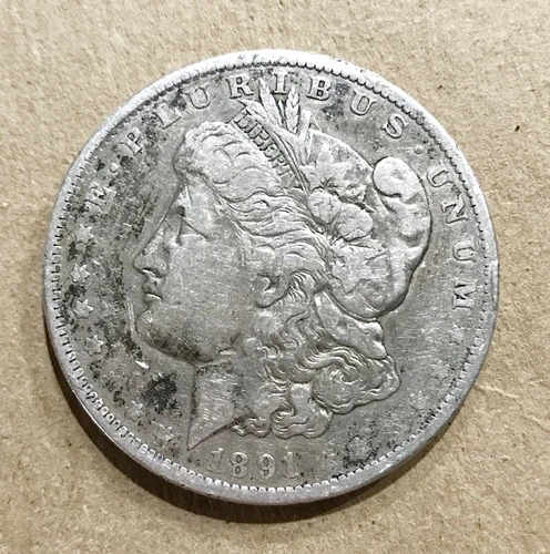 1891-O Morgan Silver Dollar - Fine