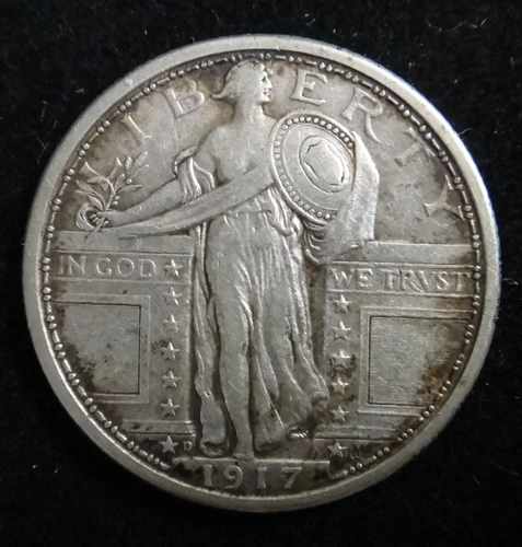 1917 D Standing Liberty Quarter, XF