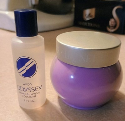 Avon Odyssey Perfumed Skin Softener and Light & Lavish Cologne