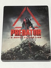 Predator 3-Movie Collection Blu-ray Disc, SteelBook NO Digital Copy 