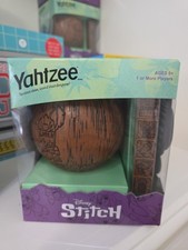 YAHTZEE: Disney Stitch | Collectible Stitch Tiki Style Dice Cup Dice Game