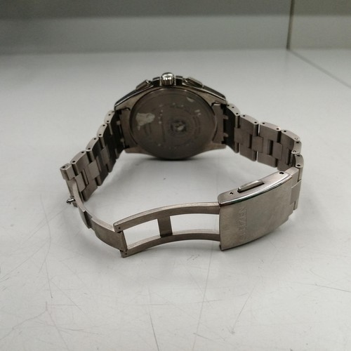 Citizen Eco-Drive H804-T018696 Radio Contrôlée Argent Noir Solaire Montre Hommes - Photo 4 sur 6